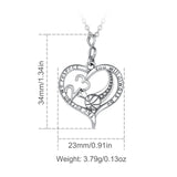 Eudora Basketball Necklace Number 23 Jersey Heart Pendant Sports Jewelry