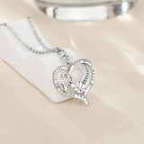 Eudora Basketball Necklace Number 23 Jersey Heart Pendant Sports Jewelry