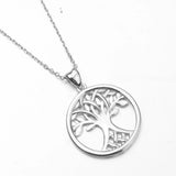 Eudora 925 Silver Celtics Knot Tree of Life Necklace for Women