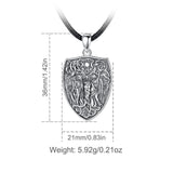 Eudora Hecate Amulet Necklace Triple Moon Goddess Pendant 925 Sterling Silver