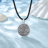 925 Silver Hekate Wheel Necklace Triple Goddess Amulet Pendant