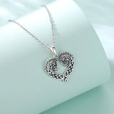Eudora Sterling Silver Horse Necklace Celtic Knot Pendant