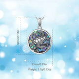 Eudora 925 Silver Sea Turtle Pendant Necklace