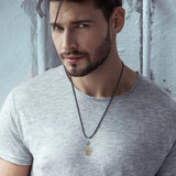 Eudora 925 Silver Skull Necklace Hip Hop Style Men Women Jewelry