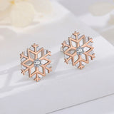 Eudora Snowflake Earrings Rose Women Jewelry Christmas