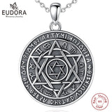 925 Silver Solomon Talisman Necklace Kabbalah Pendant