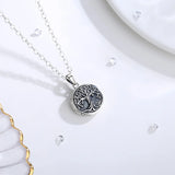 Eudora 925 Sterling Silver Tree Of Life Pendant Necklace