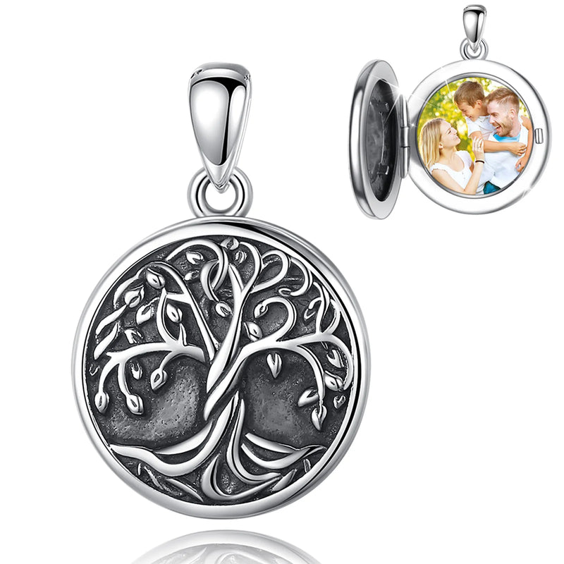 Eudora 925 Sterling Silver Tree Of Life Pendant Necklace