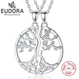 925 Silver Tree of Life Necklace Set BFF Friendship Jewelry Sisters