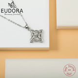 Eudora 925 Sterling Silver Irish Infinite Love Necklace