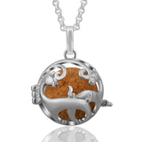 20mm Copper Locket Cage Pendant for Aromatherapy Chime Ball Women Jewelry