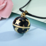 Eudora Harmony Ball Necklace Moon Star Pendant Pregnancy Bell N14NB308