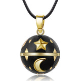 Eudora Harmony Ball Necklace Moon Star Pendant Pregnancy Bell N14NB308