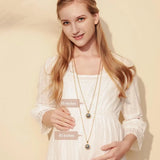 Enamel Pregnancy Chime Ball Necklace Bell for Women