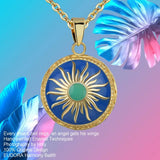 Enamel Pregnancy Chime Ball Necklace Bell for Women