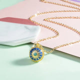 Enamel Pregnancy Chime Ball Necklace Bell for Women
