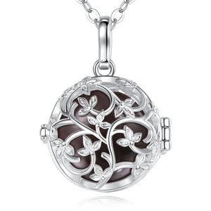 18mm Flower Cage Pregnancy Chime Necklace Angel Caller Pendant