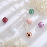 18mm Flower Cage Pregnancy Chime Necklace Angel Caller Pendant