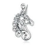 925 Sterling Silver Horse unicorn necklace Horse racing noble Horse Necklaces