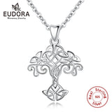 925 Silver Tree of Life Necklace Pendant Celtics Knot Women Pendants