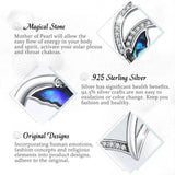 925 Silver Butterfly Pendant Mother of Pearl Necklace Fine Jewelry Gift D603