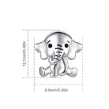 925 Sterling Silver Elephant Stud Earrings for Women Hypoallergenic Jewelry