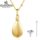 Water Drop Urn Cremation Necklace Pendant