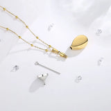 Water Drop Urn Cremation Necklace Pendant