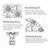 Sterling Silver Flower Of Life Pendant Necklace with Box Jewelry