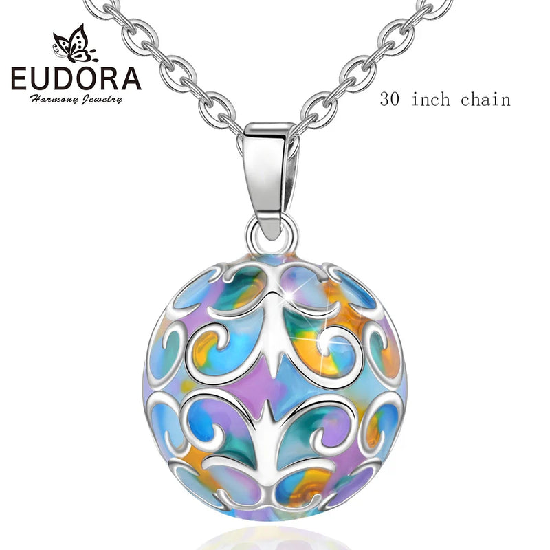 Macaron Cake Harmony Ball Necklace Music Mexican Ball Maternity Pendant