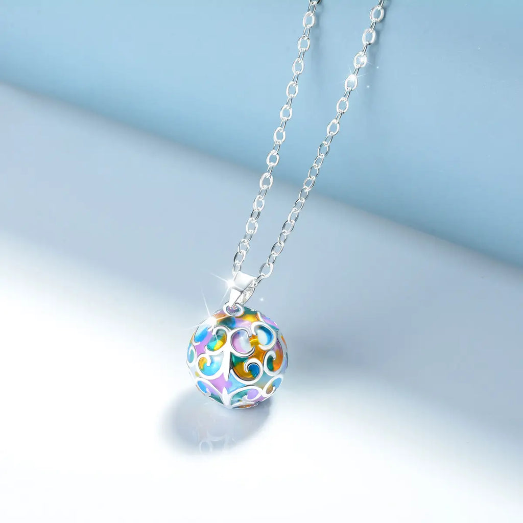 Macaron Cake Harmony Ball Necklace Music Mexican Ball Maternity Pendant
