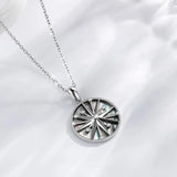 North Star Necklace Abalone Shell Pendant Fritillary Jewelry