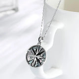 North Star Necklace Abalone Shell Pendant Fritillary Jewelry