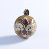 Enamel Harmony Ball Pendant Necklace Colorful Chime Ball Jewelry B337-4