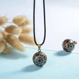 Enamel Craft Harmony Ball Necklace Pregnancy Chime Pendant
