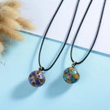 Enamel Harmony Ball Pendant Pregnancy Necklace with 3 Wishing Balls