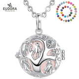 Family Tree Locket Cage Pendant Necklace Harmony Ball Jewelry