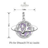 Family Tree Locket Cage Pendant Necklace Harmony Ball Jewelry