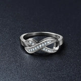 Crystal Wedding Ring for Women Bridal Gift Engagement Ring