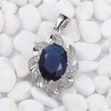 925 Silver Christmas Pendant Women Charm CZ S-3701
