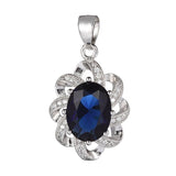 925 Silver Christmas Pendant Women Charm CZ S-3701