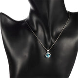 925 Silver Wedding Pendant with Light Cubic Zirconia