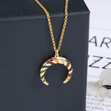 Colorful Stone Necklace Women Necklaces Jewelry Collier Femme Zk30