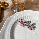 Europe America Twisted Flower Earrings For Women Top Jewelry