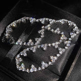 Europe America Zircon Wedding Party Necklace