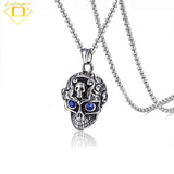 Vintage Halloween Skull Men's Necklace Hip Hop Alloy Pendant