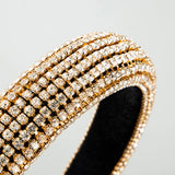 Rhinestone Sponge Headband Hair Accessories Women