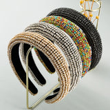 Rhinestone Sponge Headband Hair Accessories Women