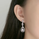 Teardrop Earrings S925 Sterling Silver Ladies
