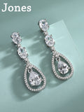 Teardrop Earrings S925 Sterling Silver Ladies